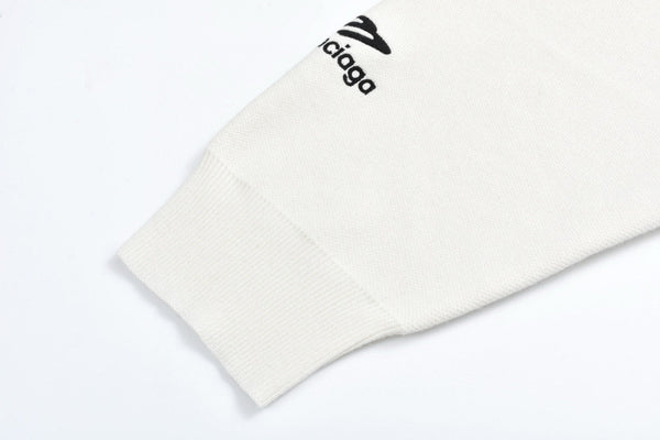 Balenciaga 25 Sweater White Wool 0007