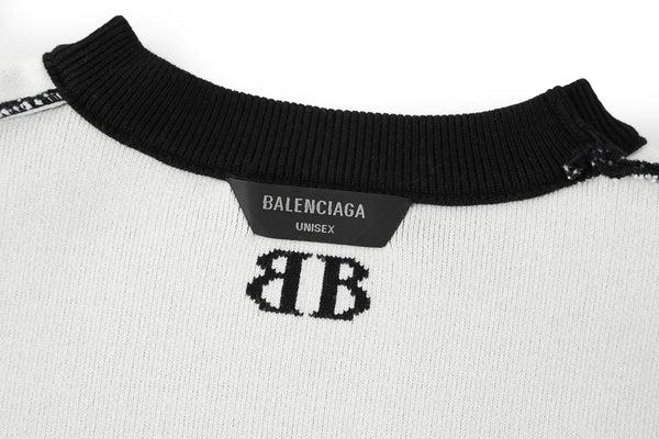 Balenciaga 25 Sweater Black Wool 0002