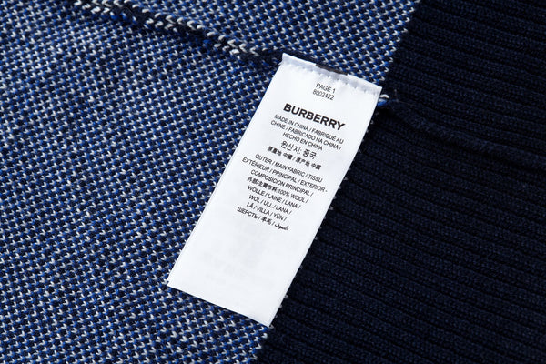 Bur 25 Sweater Navy Blue Wool