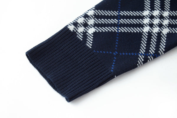 Bur 25 Sweater Navy Blue Wool