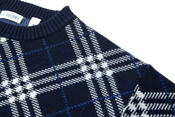 Bur 25 Sweater Navy Blue Wool