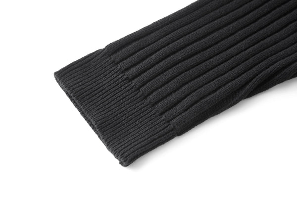 Balenciaga 25 Zipper Sweater Black Wool 0010