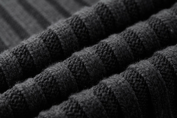 Balenciaga 25 Zipper Sweater Black Wool 0010