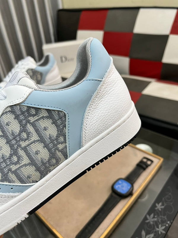 CD B27 LOW-TOP SNEAKER WHITE AND SKY CALFSKIN