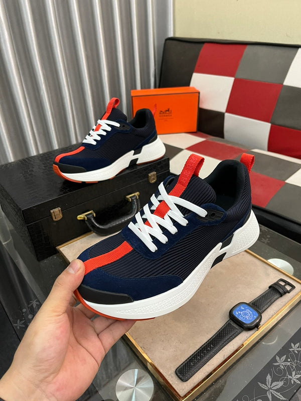 HM HUGO SNEAKER BLACK AND NAVY WEAVE