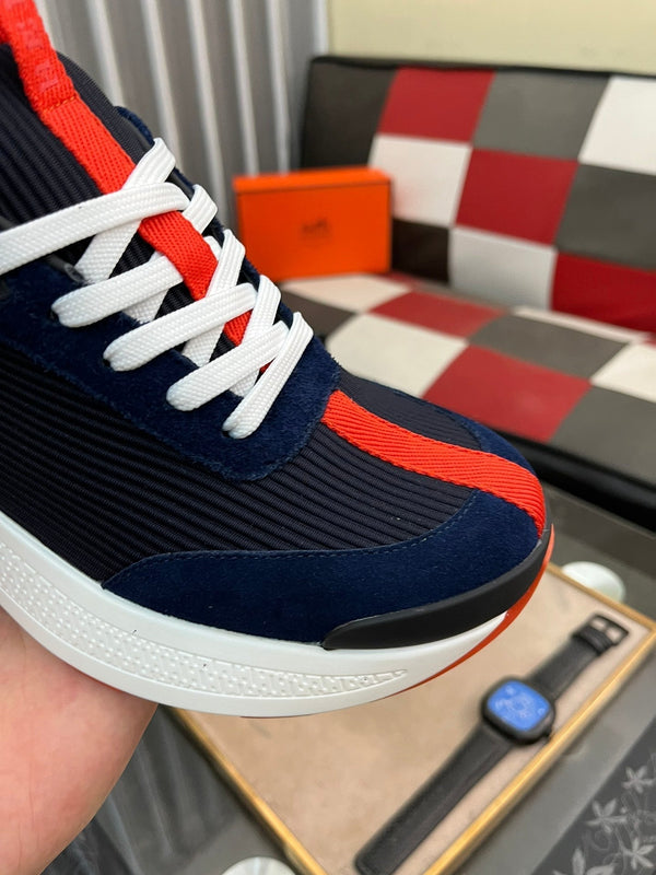 HM HUGO SNEAKER BLACK AND NAVY WEAVE