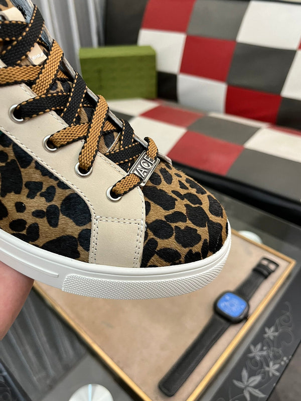 GG Men's ACE Sneaker Brown Black Fur 485742