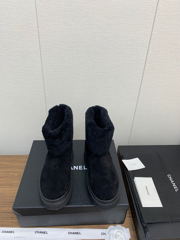 CC Ankle Boots Black Suede