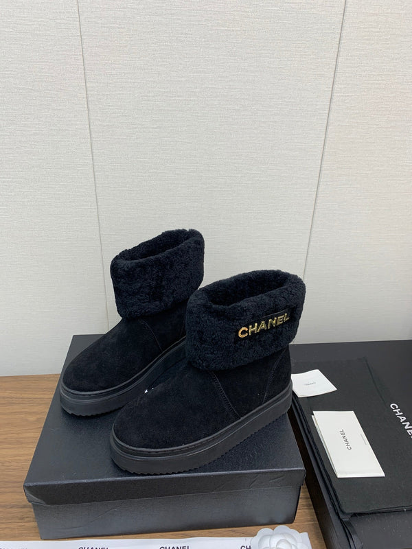 CC Ankle Boots Black Suede