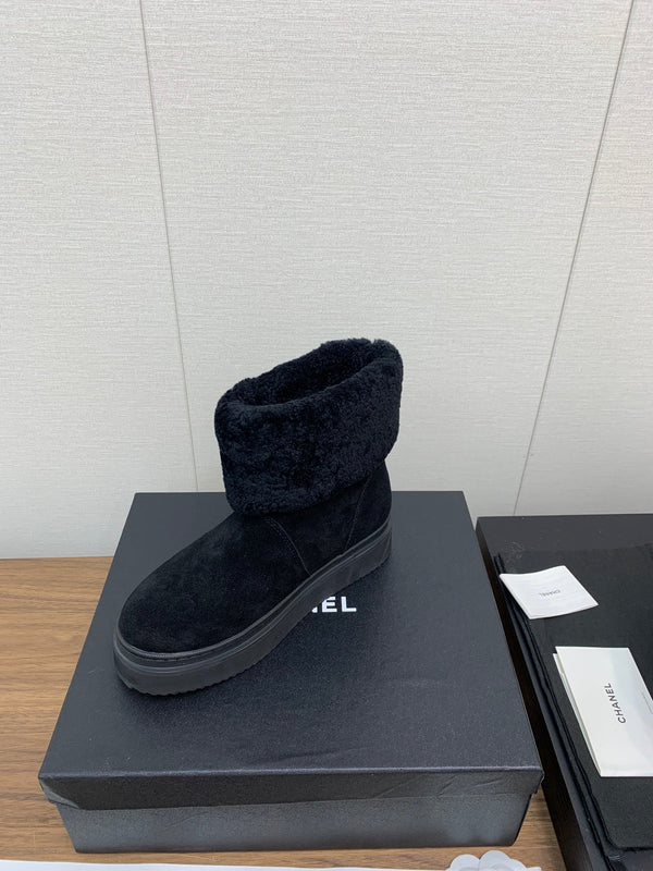 CC Ankle Boots Black Suede