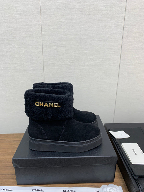 CC Ankle Boots Black Suede