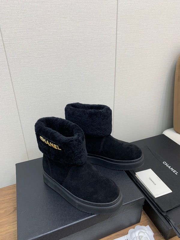 CC Ankle Boots Black Suede