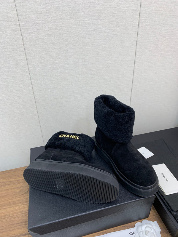 CC Ankle Boots Black Suede