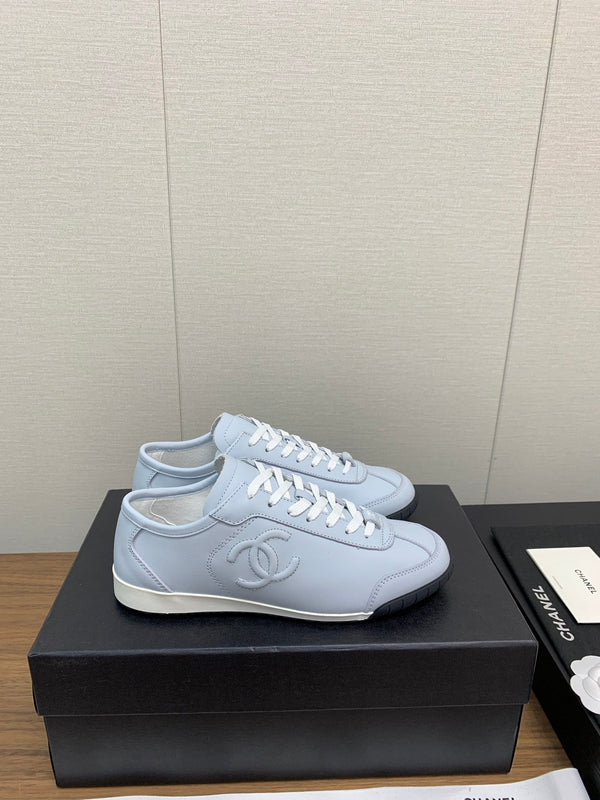 CC Sneaker 15mm Light Blue Lambskin