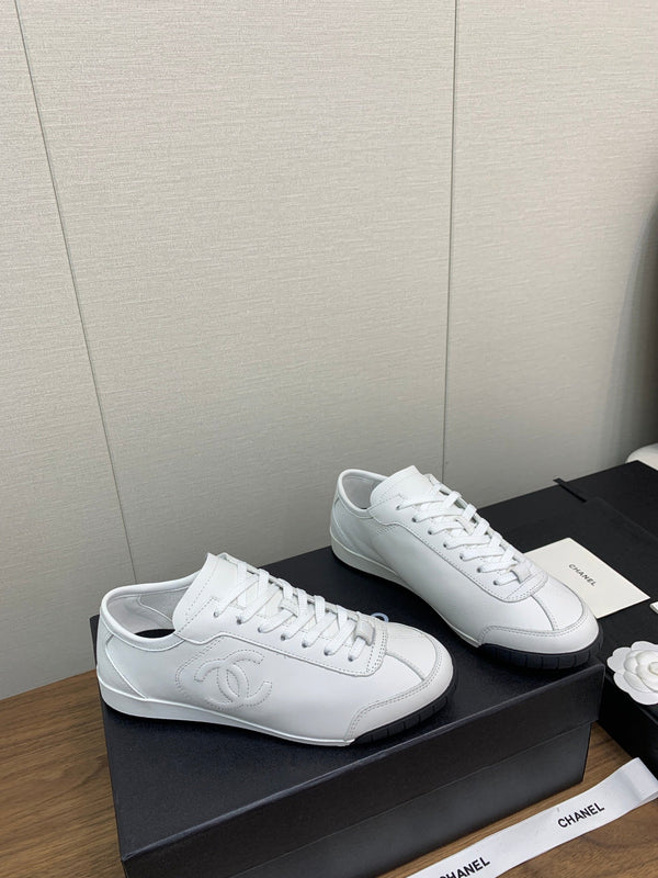 CC Sneaker 15mm Pelle di agnello bianca