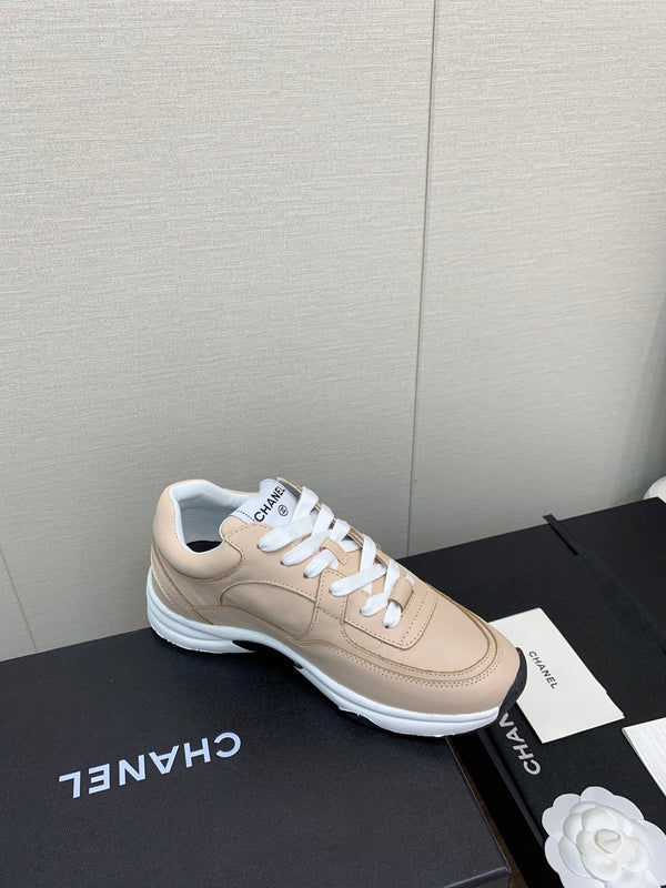 CC Sneaker 30mm Beige Pelle di Agnello