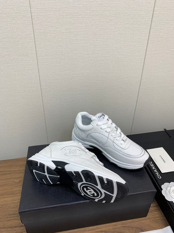 CC Sneaker 30mm Pelle di agnello bianca