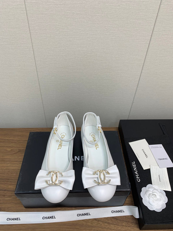 CC Mary Jane 25mm White Cowhide