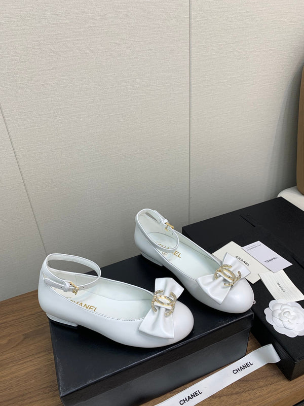 CC Mary Jane 25mm White Cowhide