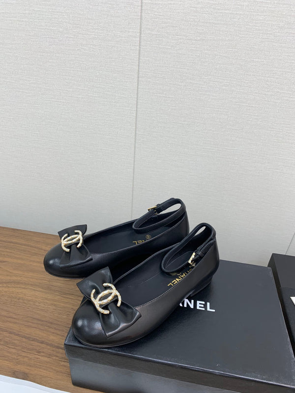 CC Mary Jane 25mm Black Cowhide