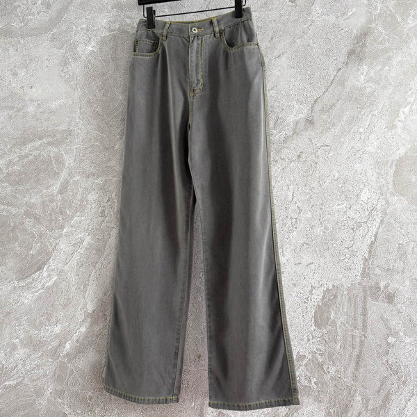 Miu Miu Jeans Gray Cotton