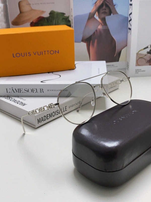 OCCHIALI DA SOLE CHAIN PILOT 581379 IN METALLO ARGENTO LENTI FUMO GRIGIO CHIARO