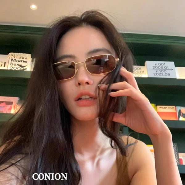 RECTANGULAR FRAME SUNGLASSES GG1457S IN METAL