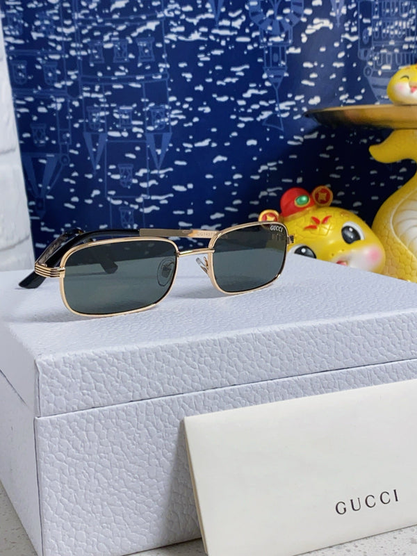 RECTANGULAR FRAME SUNGLASSES GG1457S IN METAL