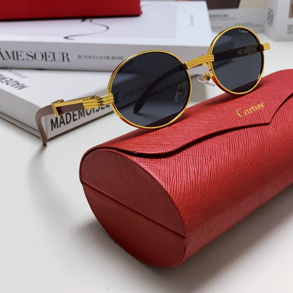 PREMIÈRE ROUND FRAME SUNGLASSES CT0464S IN METAL