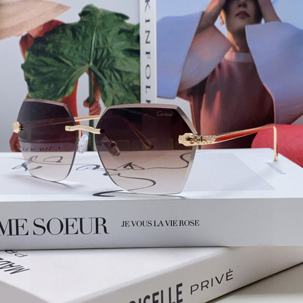 PANTHÈRE AVIATOR FRAME SUNGLASSES 575780 IN METAL