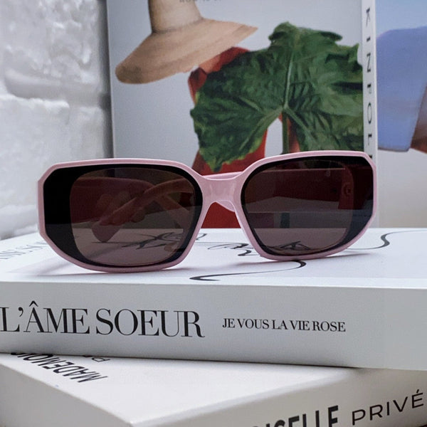 LUNETTES DE SOLEIL GLIMPSE 576817 EN ACÉTATE ROSE