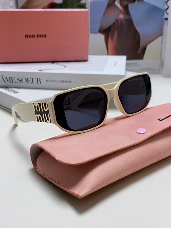 LUNETTES DE SOLEIL GLIMPSE 576819 EN ACÉTATE BLANC