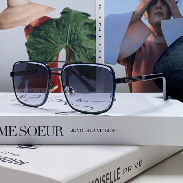 SQUARE FRAME SUNGLASSES 576880 IN METAL