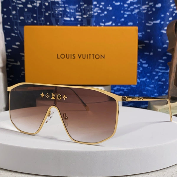 GOLDEN MASK SUNGLASSES 582733 IN GOLD METAL BROWN SMOKE LENSES