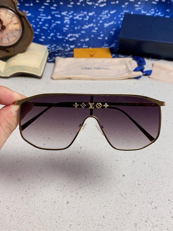 OCCHIALI DA SOLE GOLDEN MASK 582734 IN METALLO ORO LENTI FUMO GRIGIO