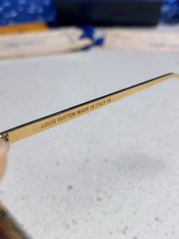 OCCHIALI DA SOLE GOLDEN MASK 582734 IN METALLO ORO LENTI FUMO GRIGIO