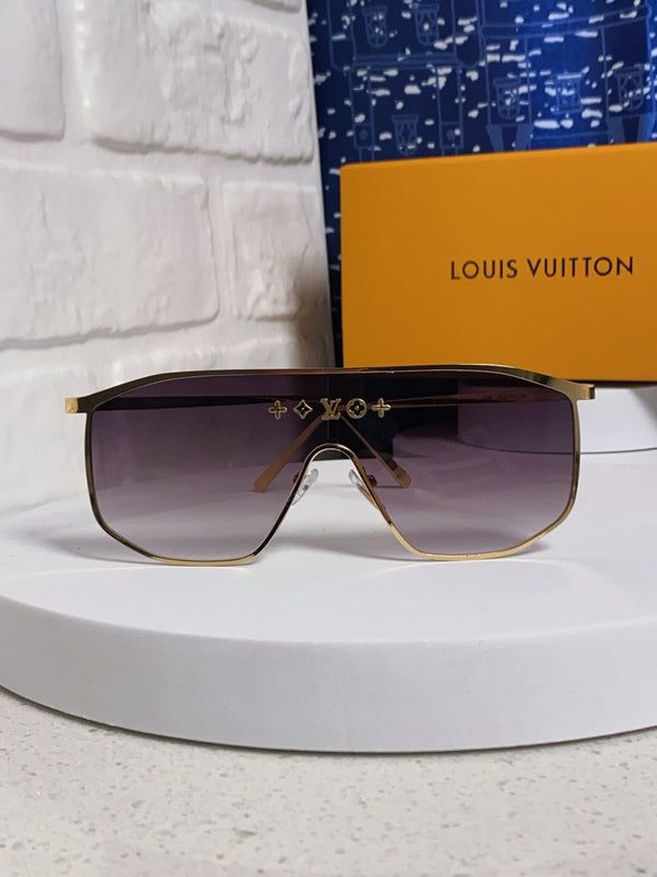 OCCHIALI DA SOLE GOLDEN MASK 582734 IN METALLO ORO LENTI FUMO GRIGIO