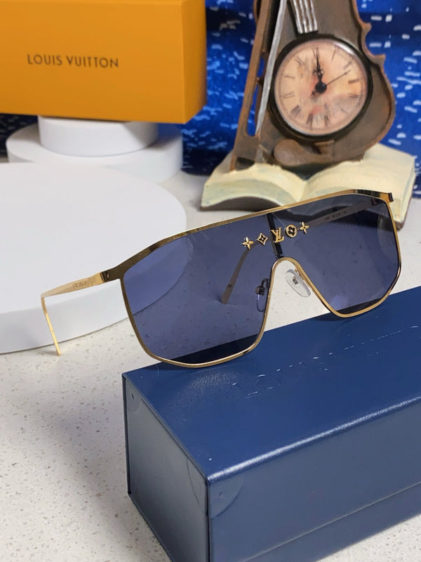 OCCHIALI DA SOLE GOLDEN MASK 582735 IN METALLO ORO LENTI GRIGIE