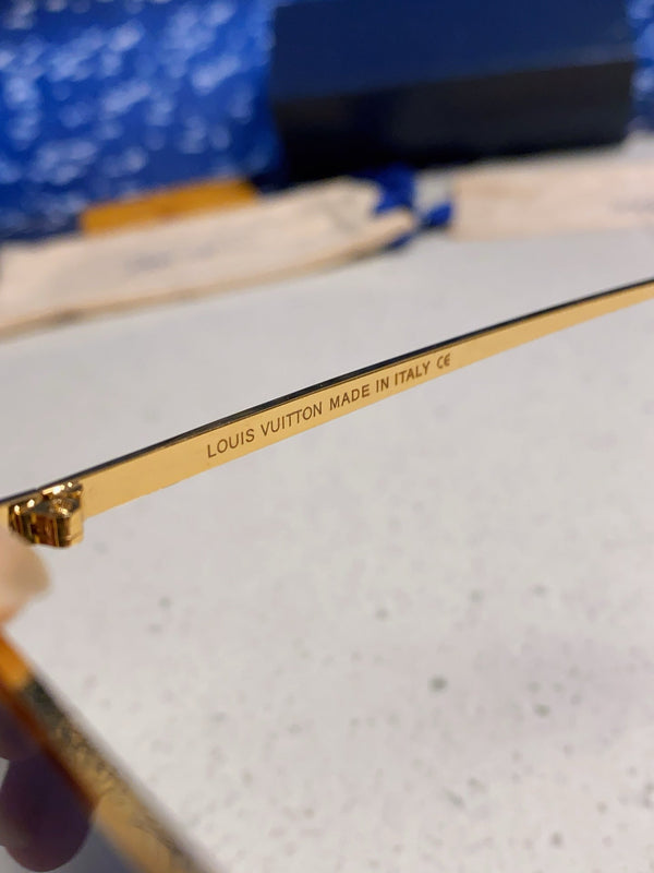 OCCHIALI DA SOLE GOLDEN MASK 582735 IN METALLO ORO LENTI GRIGIE