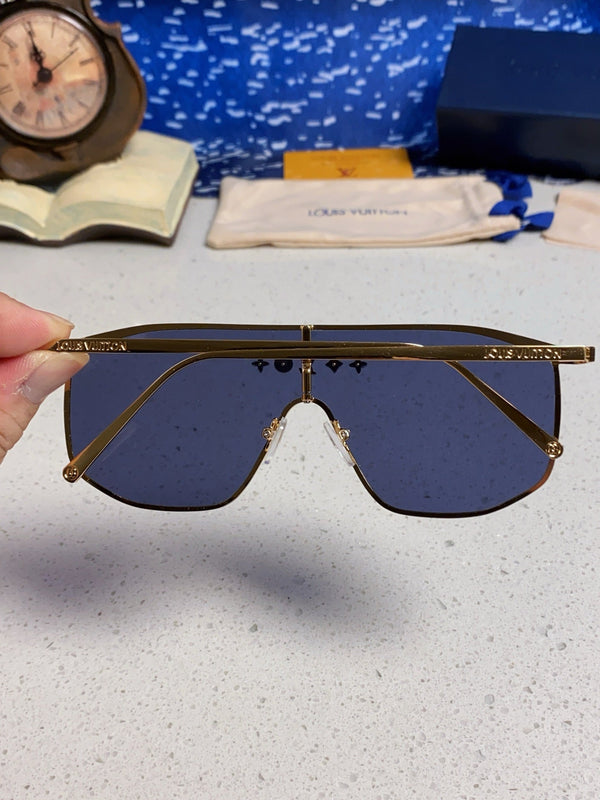 OCCHIALI DA SOLE GOLDEN MASK 582735 IN METALLO ORO LENTI GRIGIE