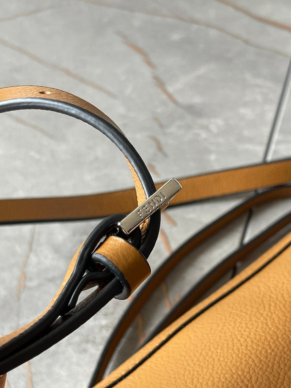 SIMPLY MINI 22 IN BRONZE BROWN GRAINED CALFSKIN