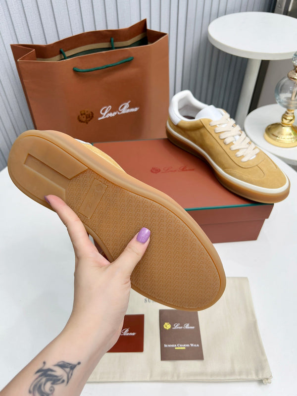 LP TENNIS WALK SNEAKERS TAWNY SUEDE