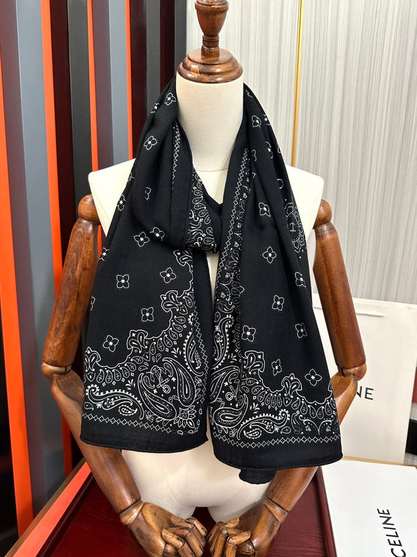 CL Scarf 65x185cm Black Cashmere 286305