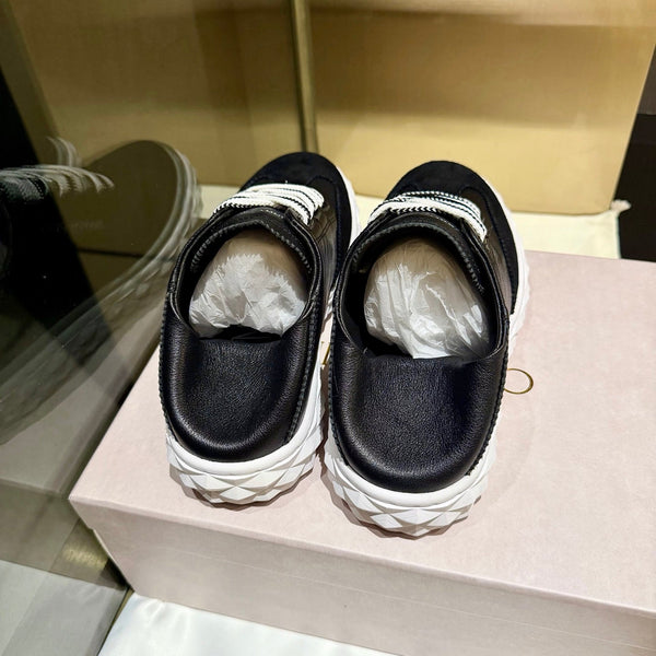 Jimmy Diamond Light Flex Sneaker Black Suede Leather 715044