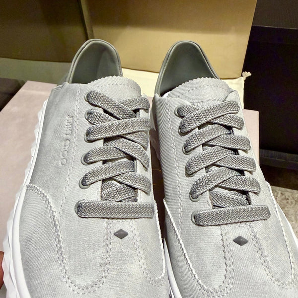 Baskets Jimmy Diamond Light Flex en daim gris 715042