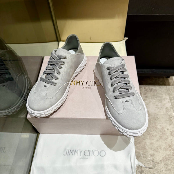 Baskets Jimmy Diamond Light Flex en daim gris 715042