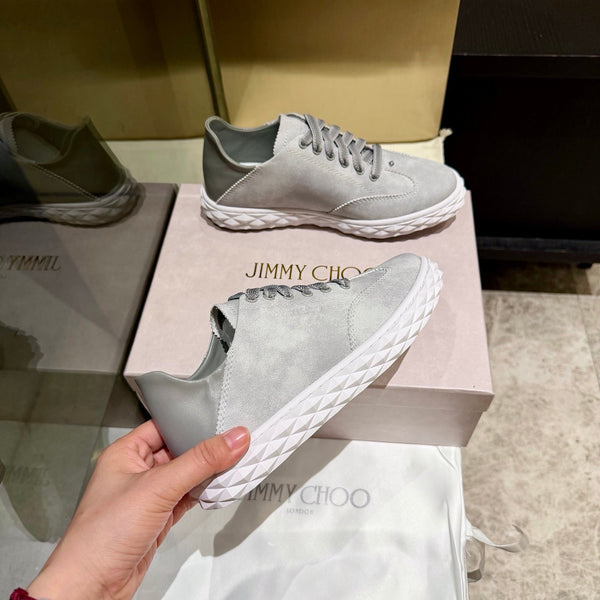 Baskets Jimmy Diamond Light Flex en daim gris 715042