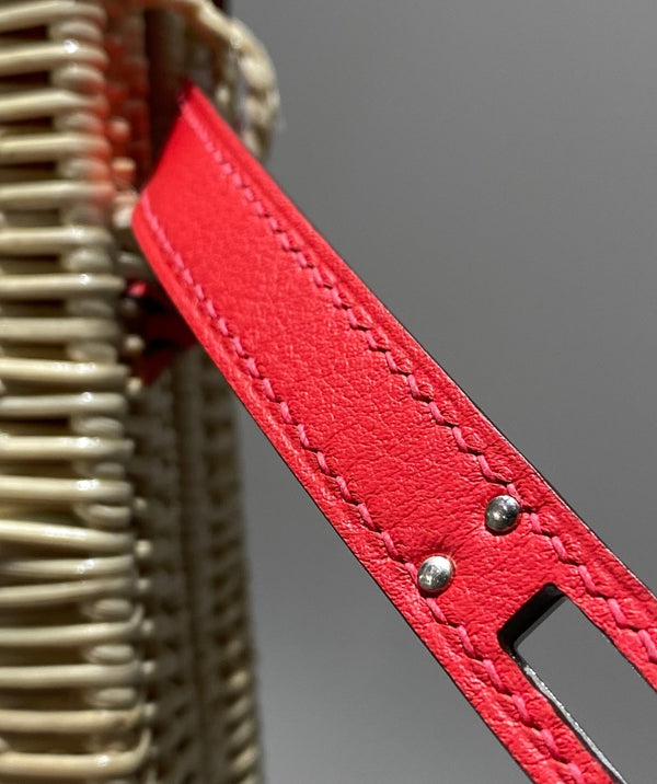 HM Kelly 20 Picnic Kelly Red Bamboo And Rattan