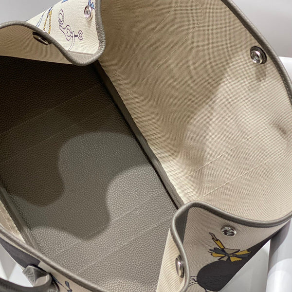 HM Garden Party 36 Multicolor Canvas and Negonda Calfskin 243389