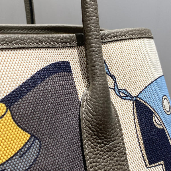 HM Garden Party 36 Multicolor Canvas and Negonda Calfskin 243389